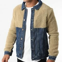 Budget 💯 Veste Jean 3925 Bleu Denim Beige de Black Industry 👏 -Black Industry Soldes black industry 276510 3925 4 20210802T161748 03