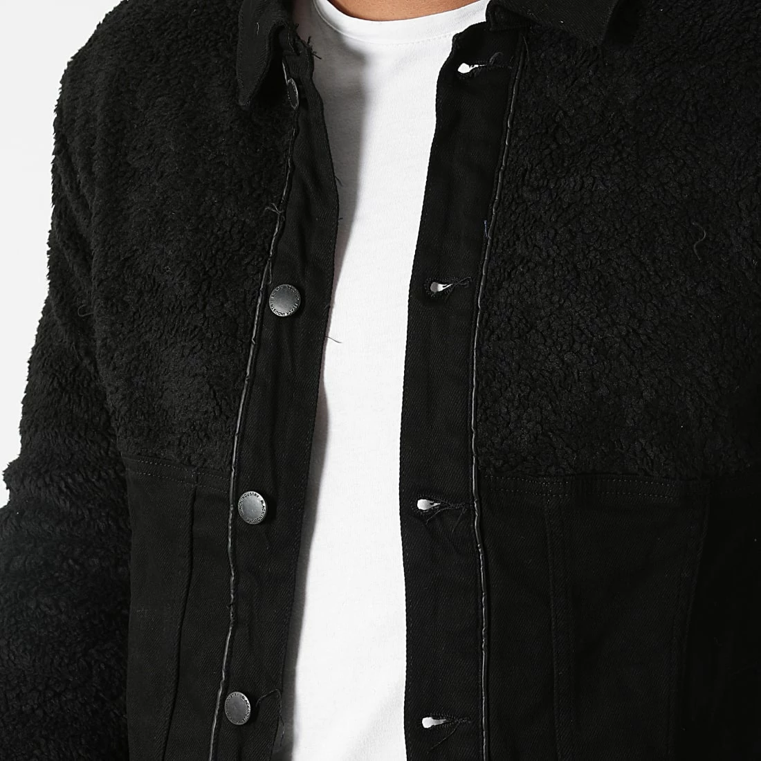 Acheter 🎉 Veste Jean 5925 Noir de Black Industry 😀 4 Acheter 🎉 Veste Jean 5925 Noir de Black Industry 😀 – Image 2