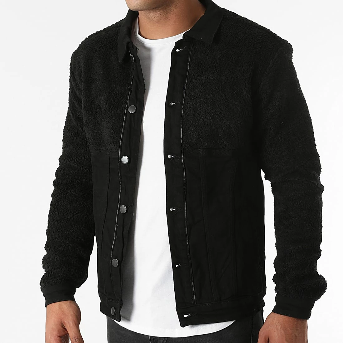 Acheter 🎉 Veste Jean 5925 Noir de Black Industry 😀 5 Acheter 🎉 Veste Jean 5925 Noir de Black Industry 😀 – Image 3