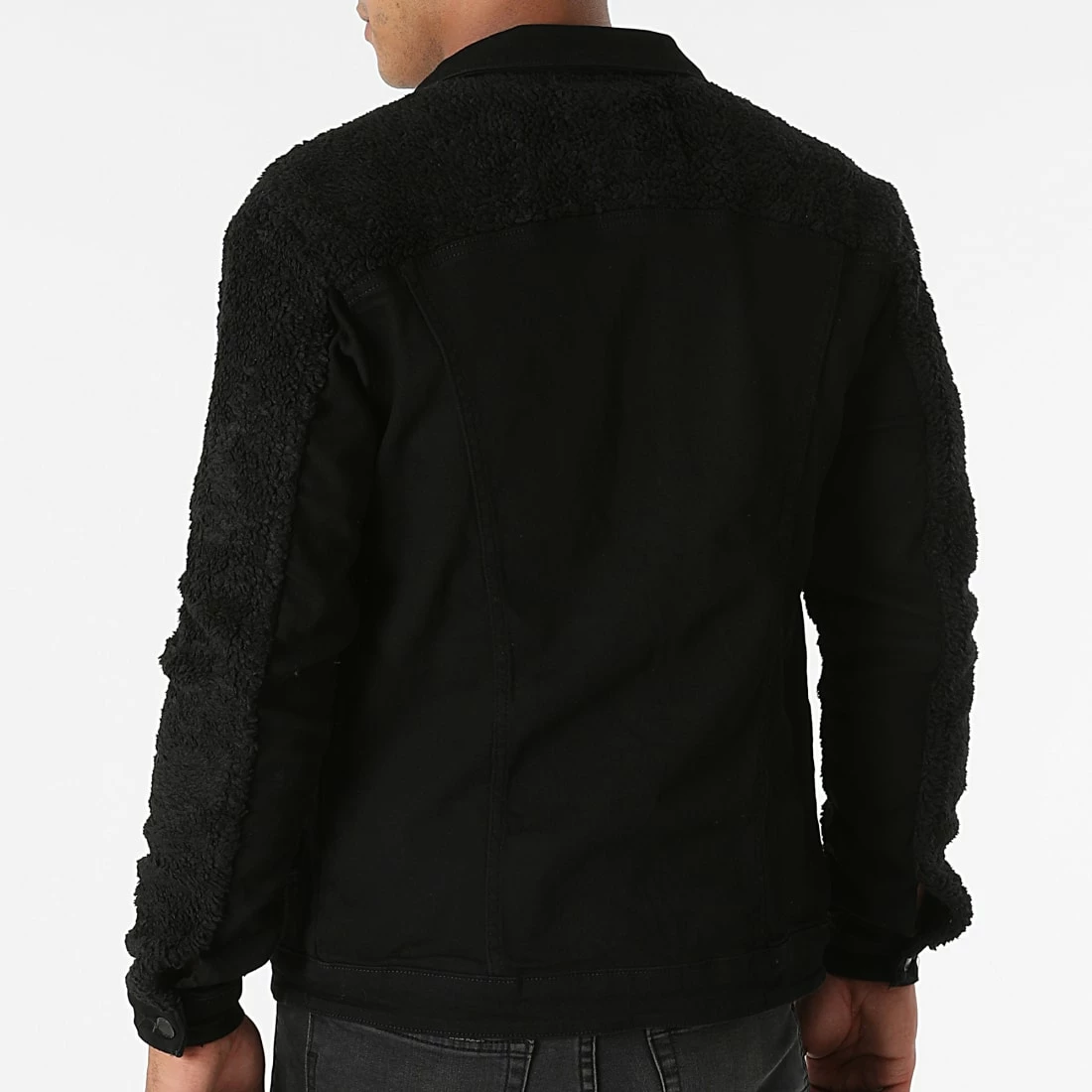 Acheter 🎉 Veste Jean 5925 Noir de Black Industry 😀 6 Acheter 🎉 Veste Jean 5925 Noir de Black Industry 😀 – Image 4