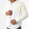 Meilleure vente 👍 Veste Jean 2325 Blanc Beige de Black Industry 🧨