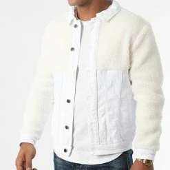Meilleure vente 👍 Veste Jean 2325 Blanc Beige de Black Industry 🧨 -Black Industry Soldes black industry 276522 2325 4 20210802T162408 03