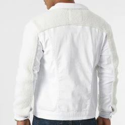 Meilleure vente 👍 Veste Jean 2325 Blanc Beige de Black Industry 🧨 -Black Industry Soldes black industry 276522 2325 4 20210802T162410 04