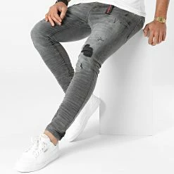 Nouveau 🎉 Jean Skinny 1301 Gris de Black Industry ⭐ -Black Industry Soldes black industry 288351 1301 20211014T150223 03