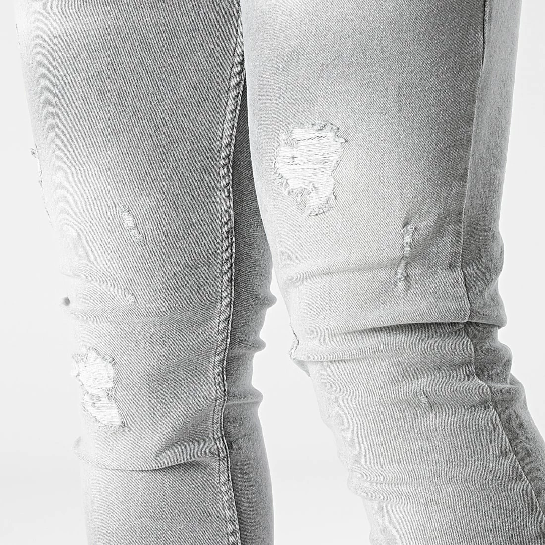 Le moins cher 🌟 Jean Skinny 1128 Gris de Black Industry 😀 4 Le moins cher 🌟 Jean Skinny 1128 Gris de Black Industry 😀 – Image 2