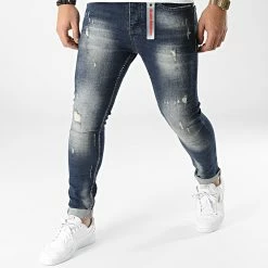 Sortie 🔥 Jean Slim 1707 Bleu Denim de Black Industry 🔥