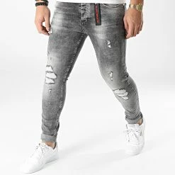 Coupon ⭐ Jean Skinny 1314 Gris de Black Industry 🌟