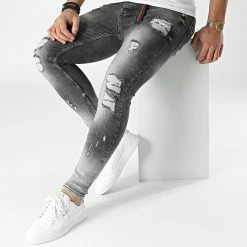 Grosses soldes 🎉 Jean Skinny 7035 Gris de Black Industry 🔔 -Black Industry Soldes black industry 294552 7035 20211209T151308 03