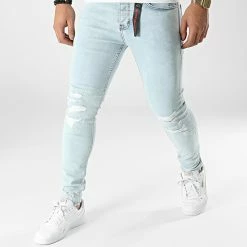 Meilleur prix ✨ Jean Skinny 1306 Bleu Wash de Black Industry 🔥