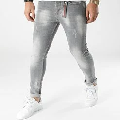 Acheter ⌛ Jean Skinny 1704 Gris de Black Industry 😀