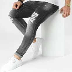 Le moins cher 🎁 Jean Skinny 104-R1 Gris de Black Industry 🌟 8 Le moins cher 🎁 Jean Skinny 104-R1 Gris de Black Industry 🌟 -Black Industry Soldes black industry 300698 104 R1 20220202T160216 03