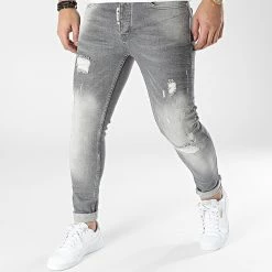 De gros 😍 Jean Skinny 094 Gris de Black Industry 👍