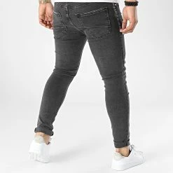 Promo ✔️ Jean Skinny 1700 Gris Anthracite de Black Industry 🎁 -Black Industry Soldes black industry 300889 1700 20220202T155839 04