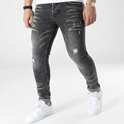 Offres ❤️ Jean Skinny 122 Noir de Black Industry 🔔