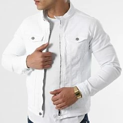 Grosses soldes ✨ Veste Jean FR2315 Blanc de Black Industry 👏