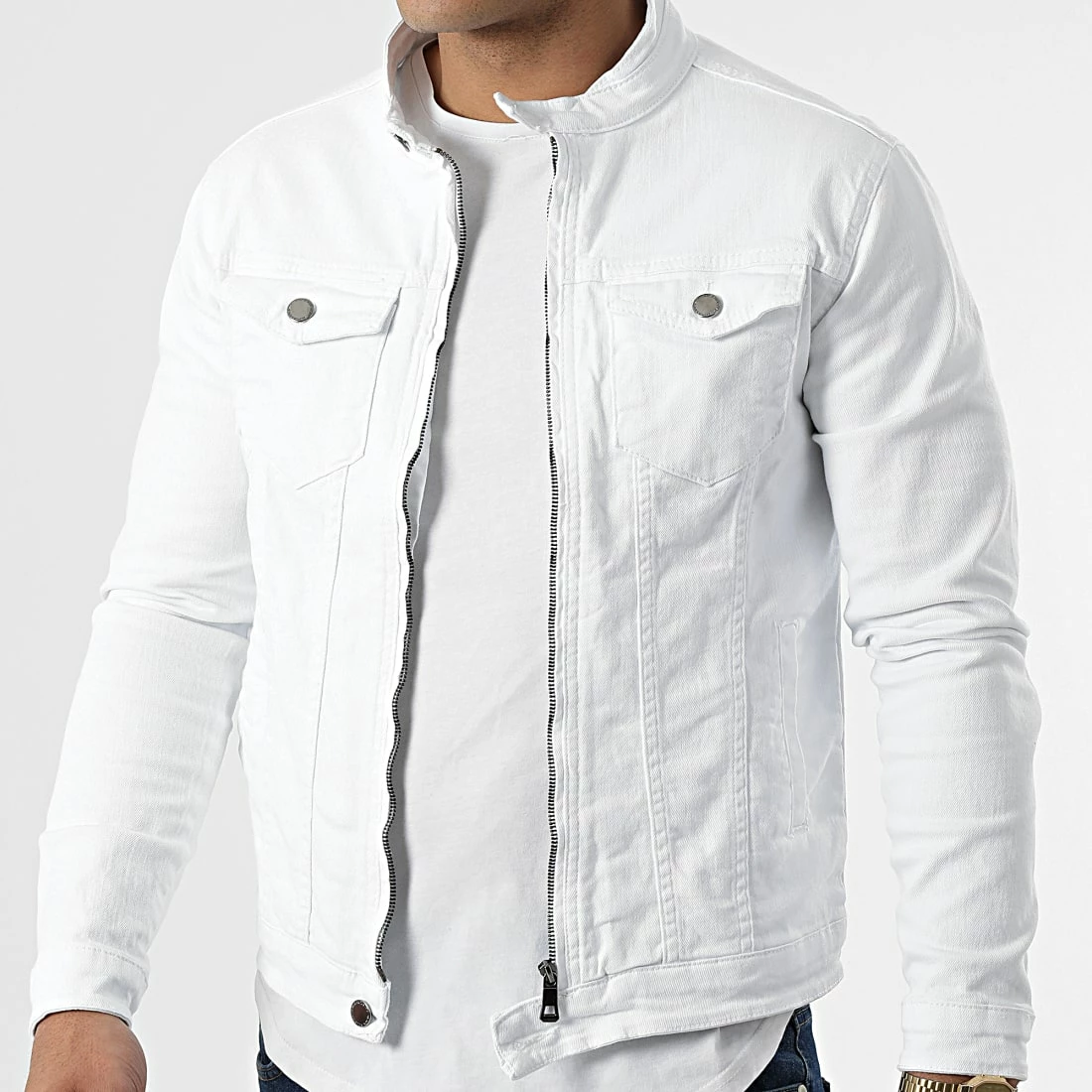 Grosses soldes ✨ Veste Jean FR2315 Blanc de Black Industry 👏 5 Grosses soldes ✨ Veste Jean FR2315 Blanc de Black Industry 👏 – Image 3