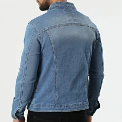Meilleur prix 💯 Veste Jean FR3715 Bleu Denim de Black Industry 🔔 -Black Industry Soldes black industry 312351 FR3715 13 20220331T152126 04