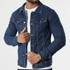 Le moins cher ❤️ Veste Jean FR3916 Bleu Denim de Black Industry 🛒 -Black Industry Soldes black industry 312353 FR3916 S 20220331T152136 01