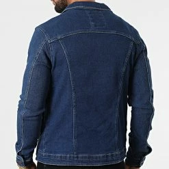 Le moins cher ❤️ Veste Jean FR3916 Bleu Denim de Black Industry 🛒 -Black Industry Soldes black industry 312353 FR3916 S 20220331T152139 04