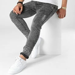 Sortie 😀 Jean Skinny 118-R1 Gris Anthracite Chiné de Black Industry 🛒 8 Sortie 😀 Jean Skinny 118-R1 Gris Anthracite Chiné de Black Industry 🛒 -Black Industry Soldes black industry 316410 118 R 1 20220422T145853 03