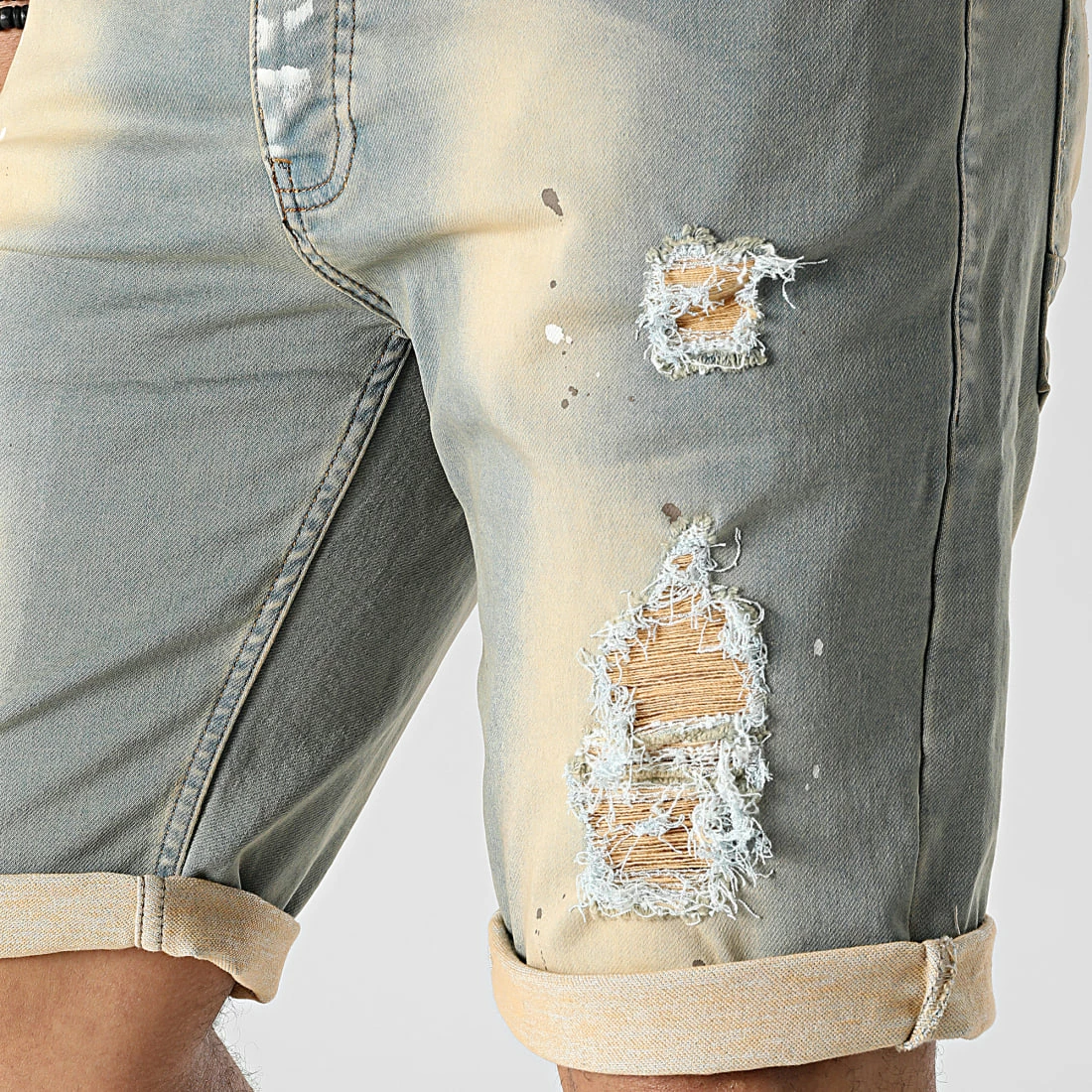 Coupon 😍 Short Jean 5006 Bleu Denim de Black Industry 😉 4 Coupon 😍 Short Jean 5006 Bleu Denim de Black Industry 😉 – Image 2