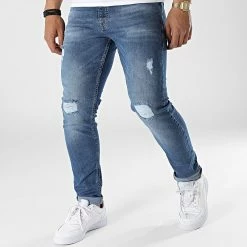 Budget 😉 Jean Slim 1168 Bleu Denim de Black Industry 🛒