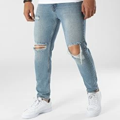 Remise 🛒 Jean Slim 1209 Bleu Denim de Black Industry 🤩