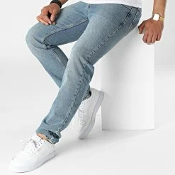 Le moins cher 💯 Jean Straight 1225 Bleu Denim de Black Industry 💯 -Black Industry Soldes black industry 317638 1225 90S 20220429T155709 03