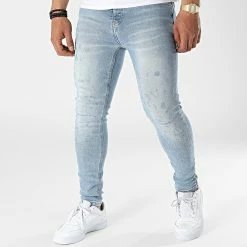 Le moins cher 😀 Jean Slim 5506 Bleu Wash de Black Industry 👏