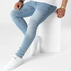 Budget ❤️ Jean Slim 5496 Bleu Denim de Black Industry 🥰 -Black Industry Soldes black industry 317658 5496 20220429T155814 03