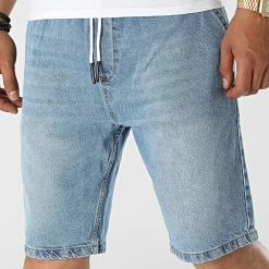 Meilleur prix 🥰 Short Jean FR1231 Bleu Denim de Black Industry 👍