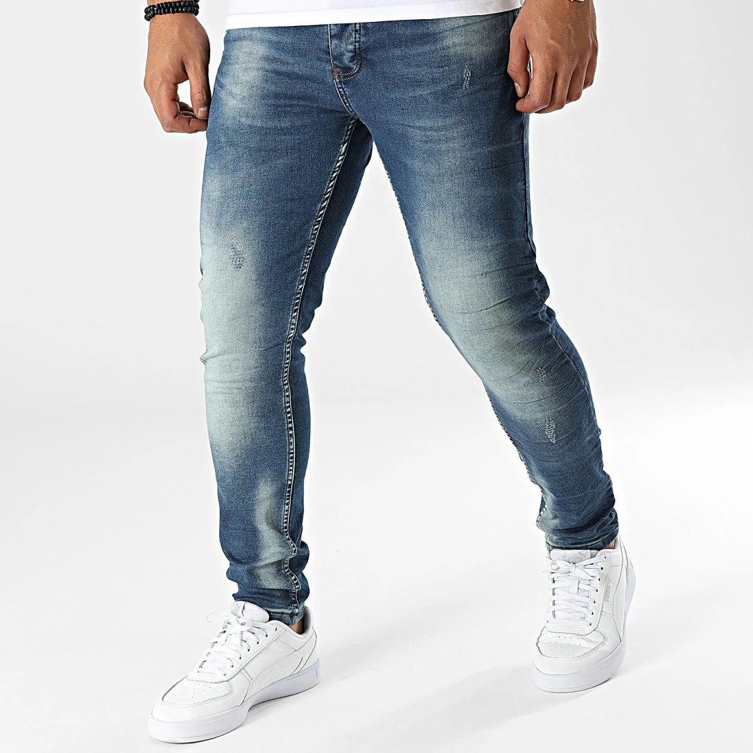Nouveau 👍 Jean Slim 200 Bleu Denim de Black Industry 🛒 3 Nouveau 👍 Jean Slim 200 Bleu Denim de Black Industry 🛒