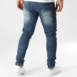 Nouveau 👍 Jean Slim 200 Bleu Denim de Black Industry 🛒 9 Nouveau 👍 Jean Slim 200 Bleu Denim de Black Industry 🛒 -Black Industry Soldes black industry 324050 200 BLUE 20220621T120855 04