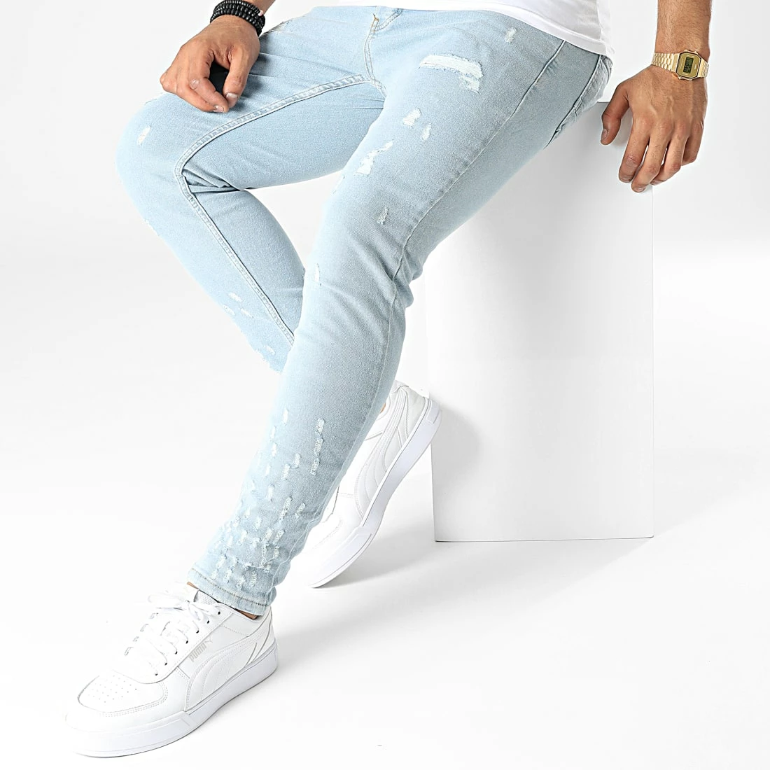 Top 10 🌟 Jean Slim 3306 Bleu Wash de Black Industry ⌛ 5 Top 10 🌟 Jean Slim 3306 Bleu Wash de Black Industry ⌛ – Image 3