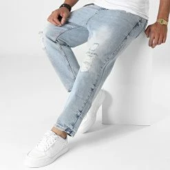 Tout neuf 💯 Jean 8007 Bleu Wash de Black Industry 😉 -Black Industry Soldes black industry 327247 8007 20220707T155928 03