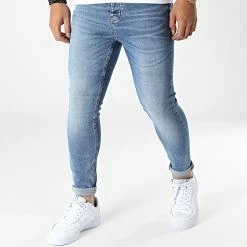Le moins cher 🔥 Jean Skinny 5499 Bleu Denim de Black Industry 💯