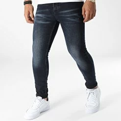 Budget ⌛ Jean Skinny 1137 Bleu Brut de Black Industry 😀