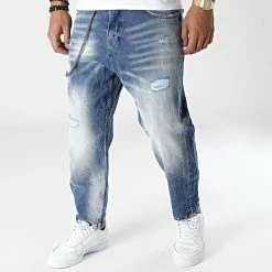 Le moins cher 👏 Jean 8004 Bleu Wash de Black Industry 🥰