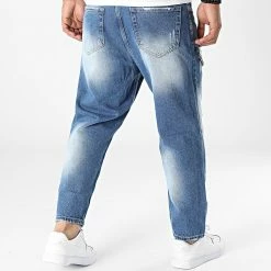 Tout neuf 🌟 Jean 8002 Bleu Wash de Black Industry 🥰 -Black Industry Soldes black industry 327297 BIS 8002 DARK BLUE 20220708T085807 04