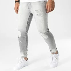 Les meilleures critiques de ✔️ Jean Skinny 205 Gris de Black Industry ⭐