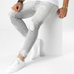 Les meilleures critiques de ✔️ Jean Skinny 205 Gris de Black Industry ⭐ -Black Industry Soldes black industry 331793 205 LTGREY 20220816T150957 03