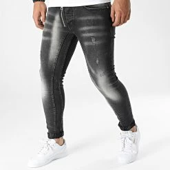 Promo 🔔 Jean Skinny 175 Noir de Black Industry 🎉