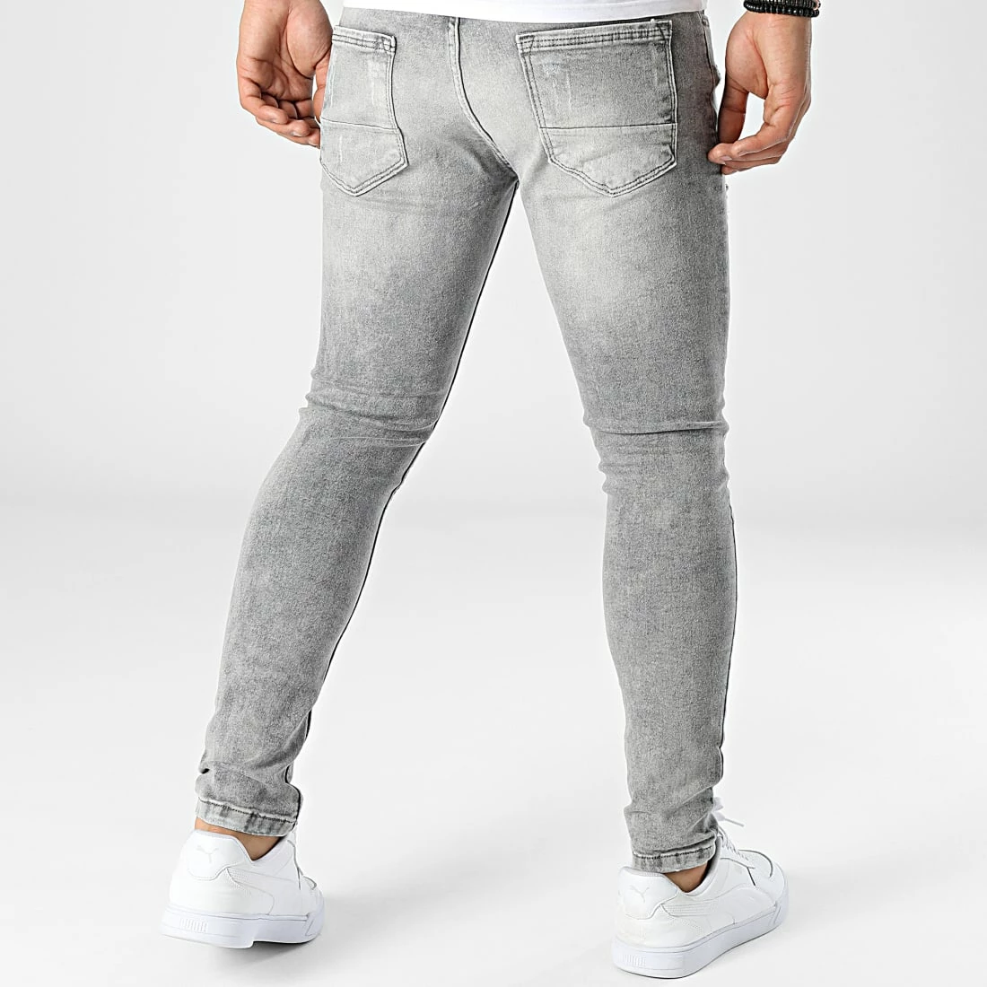 Coupon ⭐ Jean Skinny 248 Gris de Black Industry 👍 6 Coupon ⭐ Jean Skinny 248 Gris de Black Industry 👍 – Image 4