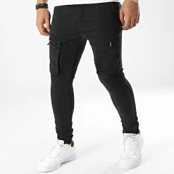 Offres ✨ Pantalon Cargo 450 Noir de Black Industry 🔔