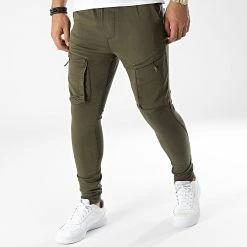Meilleure vente 👍 Pantalon Cargo 450-R4 Vert Kaki de Black Industry 🎁