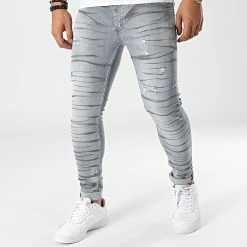 Promo 🎁 Jean Skinny 256 Gris de Black Industry 🥰