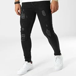 Coupon 🛒 Jean Skinny 249 Noir de Black Industry 😍