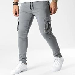 Top 10 ✨ Pantalon Cargo 0465 Gris Anthracite de Black Industry ✨