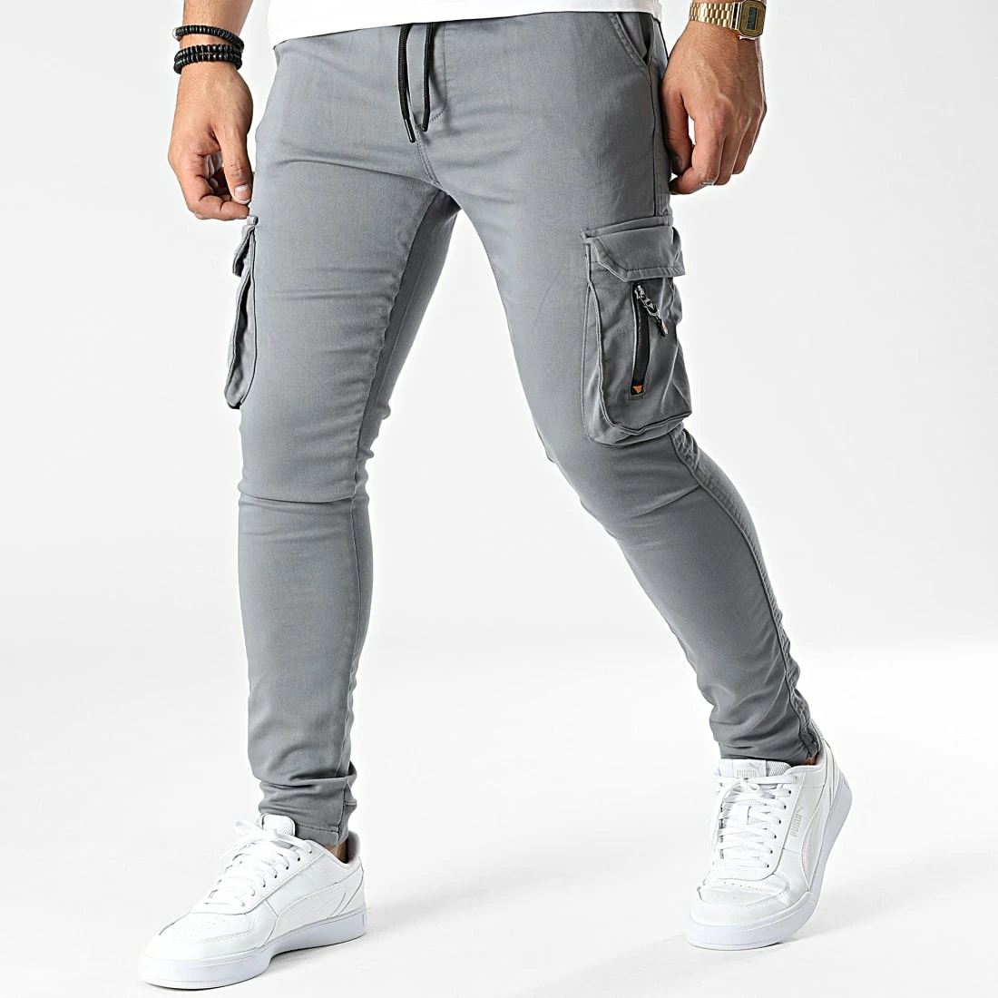 Top 10 ✨ Pantalon Cargo 0465 Gris Anthracite de Black Industry ✨ 3 Top 10 ✨ Pantalon Cargo 0465 Gris Anthracite de Black Industry ✨