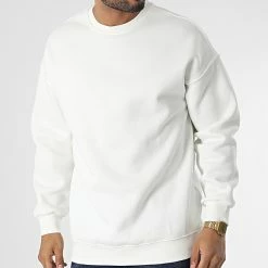 Meilleure affaire 👏 Sweat Crewneck 8000 Blanc de Black Industry 👏